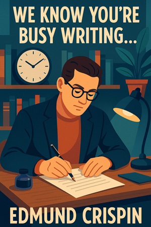 We Know You’re Busy Writing… by Edmund Crispin